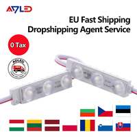 Stock UE 1000pcs/CTN Module LED Lumière 1W 12W 3-Led pour l'Europe Livraison gratuite et livraison en 2-4 jours Entrée 12V Certifié ROHS