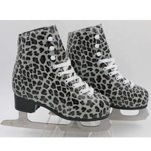 Chaussures patins à glace pour hommes en cuir synthétique PVC noir personnalisées en gros Lames en acier inoxydable <span class=keywords><strong>de</strong></span> haute qualité été printemps - Product Image 6
