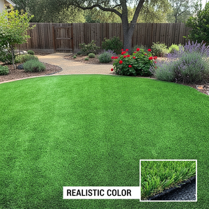 <span class=keywords><strong>Gazon</strong></span> <span class=keywords><strong>synthétique</strong></span> <span class=keywords><strong>anti</strong></span>-UV à bas prix fabriqué en Chine par Ondo, pour l'aménagement paysager, le jardin, la pelouse, aspect naturel, <span class=keywords><strong>gazon</strong></span> artificiel - Product Image 6