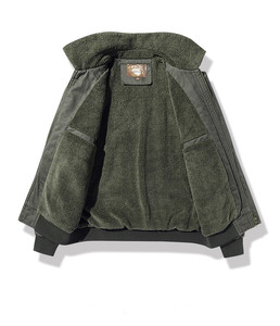 Custom <strong>Jacket</strong> Vintage Fleece <strong>Aviator</strong> <strong>Jacket</strong> Filling Winter Wear Coat <strong>Men's</strong> Bomber <strong>Jacket</strong> - Product Image 4