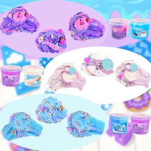 Paquete de Slime con Adornos de Comida, Variedades Mixtas, Bolas de Espuma, Chispas Brillantes, No Pegajoso, Actividad Sensorial para Niños, Regalo - Product Image 2