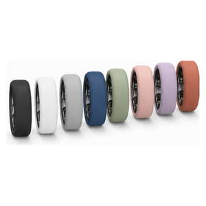 ชุดฝาครอบแหวนแบบเปลี่ยนเร็ว 8 ชิ้น สำหรับแหวน Oura Ring 4 Gen 3, ชุดป้องกันซิลิโคนแบบสวม, เปลี่ยนสีได้ในไม่กี่วินาที, มี 8 สี - Product Image 1