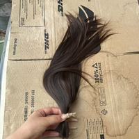 Cheveux humains vierges bruts non traités en vrac, cheveux humains lisses et soyeux avec cuticules alignées pour le tressage