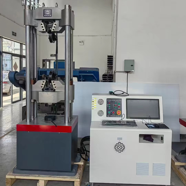 Electric Hydraulic Universal 600KN Tensile Testing Machine QT-6060D (QIANTONG) for Metal Alloy Construction Material Analysis