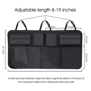 Organizador de Maletero de Coche Grande Oxford, Bolsa de Almacenamiento Colgante con Gancho para Asiento Trasero y Maletero - Product Image 5