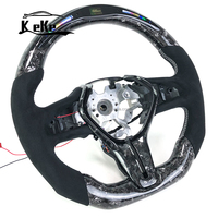 Volant en fibre de carbone forgé argenté avec affichage à LED pour Infiniti Q50 Q60 2018 + modèles