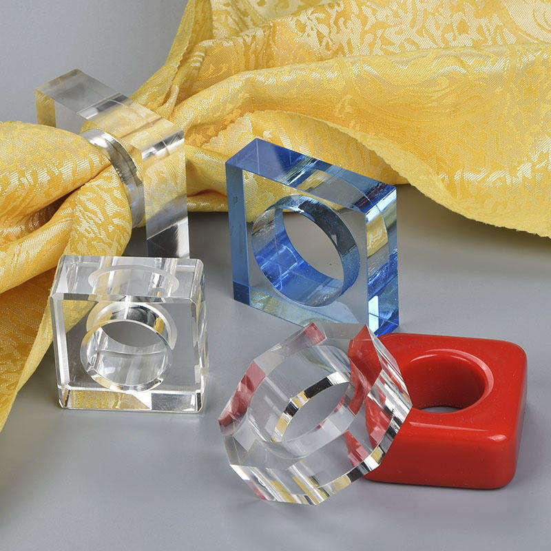 Wholesale Acrylic Napkin Rings Clear Acrylic Napkin Rings Elegant