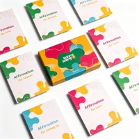 Cartes de tarot portables en papier écologique personnalisées avec logo, cartes d'affirmation – Prototypes d'impression personnalisée