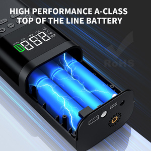 Inflador de Neumáticos Inalámbrico Portátil para Auto, Compresor de Aire Multifuncional de 12V con Pantalla Digital para Uso en Vehículos - Product Image 4