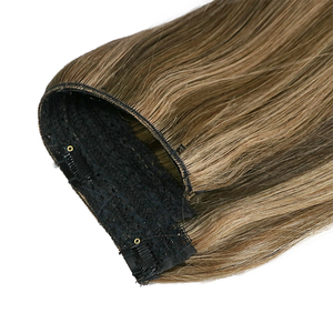 <span class=keywords><strong>Extensiones</strong></span> de Cabello Humano 100% con Mechas Color P4/27 Marrón y Rubio - Product Image 4