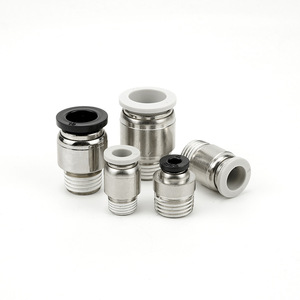 Conector Neumático Rápido Zoni POC8 02, Acoplador Recto Hexagonal Interno de Cobre Niquelado 10 03 6 01 - Product Image 2