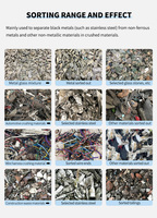 Équipement de tri des métaux pour ligne de recyclage, séparateur de métaux et de plastiques pour déchets de transformateurs et câbles