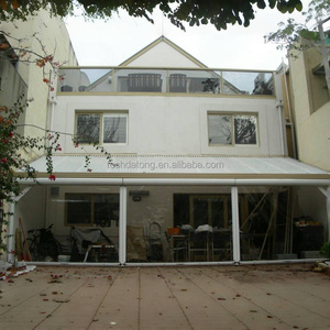 Stores à enrouleur électriques de qualité supérieure en <span class=keywords><strong>PVC</strong></span> transparent avec système de rail à glissière <span class=keywords><strong>intégré</strong></span>, couverture pratique pour fenêtre de véranda - Product Image 5