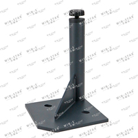 WINSTAR Langlebige Qualitäts-Möbelfüße 150mm Metall Dreieckige Moderne Sofa- und Bettbeine für Schrankfüße