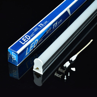 Tube Led T5 intégré de haute qualité, prix compétitif, éclairage d'intérieur 3000k 4000k 6000k 120cm, 4 pieds