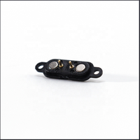 Venta al por mayor de fábrica Cable de carga USB de 2 pines/4 pines fuertemente magnético Líneas de 2,84mm/4mm/7,62mm para relojes inteligentes negros Cobre puro