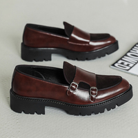 Chaussures habillées haut de gamme pour homme, confortables, à semelle souple, résistantes à l'abrasion, imprimé crocodile
