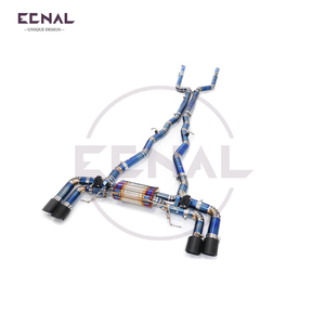 Sistema de Escape Deportivo Ecnal para BMW G30 G31 <span class=keywords><strong>M550i</strong></span> 4.4T 2017-2023, con Válvulas, de Aleación de Titanio Ligero de 1.2mm - Product Image 2