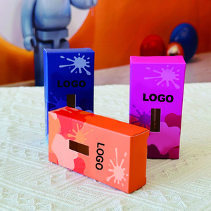 Cartucho OEM <span class=keywords><strong>de</strong></span> 1ml en caja <span class=keywords><strong>de</strong></span> papel <span class=keywords><strong>de</strong></span> exhibición en relieve con revestimiento UV rígido Premium con materiales reciclados - Product Image 3