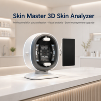 AI 3D Facial Skin Analyzer 8 Spektrum Kamera HD Layar Sentuh 15 Inci WiFi Bluetooth untuk Penggunaan Salon dan Rumah