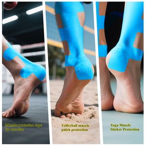 25cm筋肉テープ運動学スポーツ弾性筋肉パッチ足アキレスプロテクションカスタムサイズロゴ - Product Image 3
