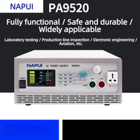 NAPUI 2KW Konverter Frekuensi Sumber Daya AC PA9520 110V-220V 400Hz Pasokan Gelombang Sinus Standar 50/60Hz RS-232/RS485