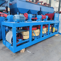 Séparateur électromagnétique automatique à trois disques haute intensité pour le traitement des minerais de monazite, zircon et tantale, à haute efficacité