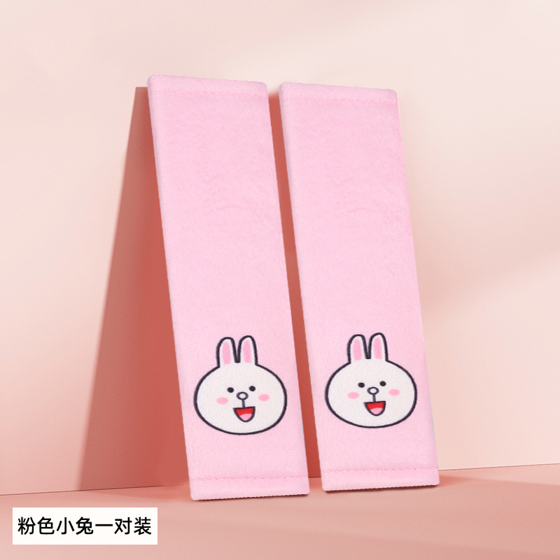 Paire de lapins roses