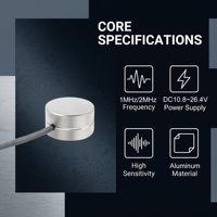 Sensor Ultrasónico de Evitación de Obstáculos Subacuáticos Ultrans M33, Comunicación RS485, Distancia de Detección de 3.5m/8m para Robots Submarinos