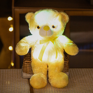 Oso de peluche iluminado personalizado, juguete de peluche con características iluminadas - Product Image 4
