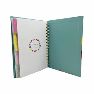 Impresión de diseño personalizado de tapa dura diario semanal diario estudiante cuaderno espiral encuadernado perfecto en relieve Agenda sin fecha - Product Image 1