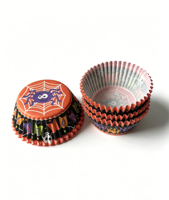Moldes para Cupcakes con Diseño de Telaraña de Halloween, Resistentes a la Grasa y Aptos para Horno, para Repostería Casera y Decoración de Mesa de Postres