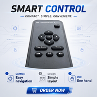 Télécommande TV Android 11 haute performance avec indicateur LED et fonction de personnalisation, contrôleur IR RF de remplacement