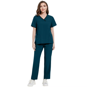 Set di scrub ospedalieri con logo personalizzato estivo - Product Image 2