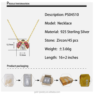 เครื่องประดับรูป<span class=keywords><strong>แมลง</strong></span>ไม่มีตัวตนสร้อยคอและต่างหูที่มีเสน่ห์สีเงิน925ละเอียดอ่อนพร้อมโซ่เชื่อมเซอร์โคเนียที่แวววาวของขวัญที่สมบูรณ์แบบ - Product Image 4