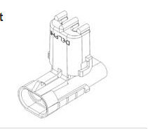 Conn外壳<span class=keywords><strong>PL</strong></span> <span class=keywords><strong>2</strong></span> POS压接RA电缆安装黑色外壳12010973 - Product Image 6