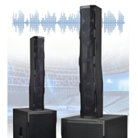 Nuevo Producto: Sistema de Altavoces de Columna de 12 Pulgadas, Sistema PA con DSP, Audio para Interiores y Exteriores, DJ, Escenario, Profesional, Activo, Resistente al Agua