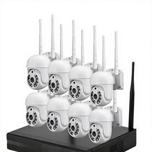 Kit NVR de sécurité <span class=keywords><strong>sans</strong></span> fil OEM 2.4G/5G 3MP/5MP <span class=keywords><strong>WIFI</strong></span> 4CH/8CH avec mini caméra PTZ, audio bidirectionnel, vision nocturne, grand angle et Cloud - Product Image 1