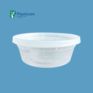 प्लास्टिकोर स्पष्ट 8 12 16 24 32 औंस प्लास्टिक राउंड पीपी डेली हॉट सूप फ्रीजर कटोरे को लॉकिंग ढक्कन के साथ डिस्पोजेबल खाद्य कंटेनर - Product Image 4