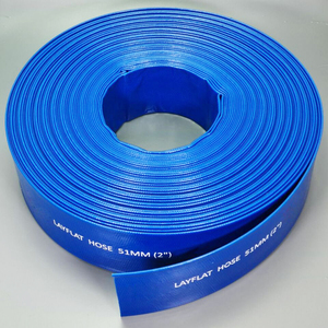 צינור השקיה בטפטוף <span class=keywords><strong>PVC</strong></span> גמיש ועמיד בלחץ גבוה 2 אינץ', 4 בר, 58 PSI, 100 מטר, ללא מחבר כבד - Product Image 2