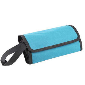 Customizable 600D Oxford <b>Motorcycle</b> <b>Tool</b> <b>Roll</b> Bag 15-19 Pockets Water Resistant Adjustable Strap Saddle - Product Image 4