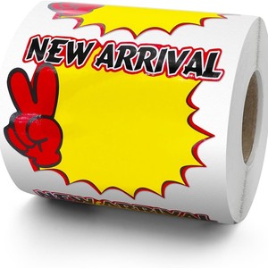 Etiquetas de Precio Personalizadas, 500 Etiquetas por Rollo, Una Línea, para Etiquetas de Venta, Resistentes al Agua, para Escritura a Mano, Etiquetas de Precio para Productos - Product Image 1