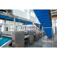 Nouvelle ligne de production automatique de biscuits pour craquelins, biscuits et pâtisseries, haute productivité, lait/eau/farine/fruits