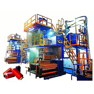 POY polyester / POY pp multifilament yarn spinning production line making sofa-cover / wall cloth