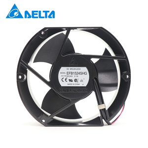 Delta EFB1524SHG Electric OEM/ODM 24V DC 2.1A 172X150X51mm 4300rpm 325CFM 550 Ball Bearing Axial Cooling Fan <b>Plastic</b> Blades - Product Image 1