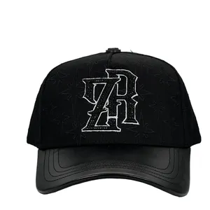 Gorras <span class=keywords><strong>de</strong></span> Béisbol Personalizadas al por Mayor G5 Barbas Originales <span class=keywords><strong>de</strong></span> 5 Paneles con Visera Ancha, Gorras Rebel, Gorras Sad Boyz, Gorras Padrino, Gorras Zander - Product Image 2