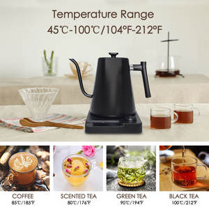 Guscio in acciaio inossidabile bollitore preciso controllo della temperatura bollitore elettrico automatico spenta il <span class=keywords><strong>tè</strong></span> per il caffè versare sul bollitore - Product Image 6
