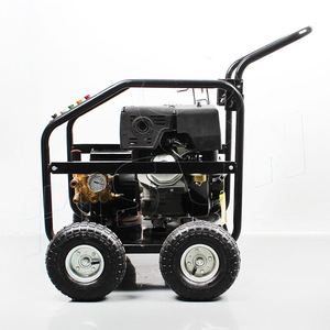 Hidrolavadora de Alta Presión de 250 Bares y 6 HP, Máquina de Limpieza Industrial y Comercial a Gasolina con Presión Ajustable - Product Image 1
