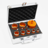 Ensemble de forets diamantés brasés sous vide pour accessoires de scie cloche électrique pour carrelage en granit, marbre et béton, outils à main