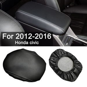 Funda de Cuero para Reposabrazos de Honda Civic 9na Generación, Tapa de Consola Central de Microfibra Auténtica, Reemplazo de la Tapa del Espacio de Almacenamiento - Product Image 5